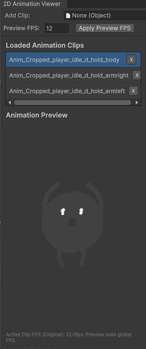 LayeredImage showing multi-layer character animation compositing in real-time