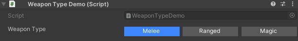 Radio-style toggle buttons